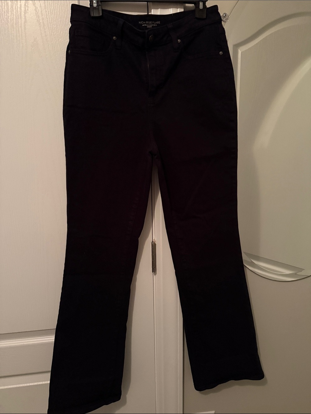 Chicos High Rise Flare Women's Jeans - Black size 1